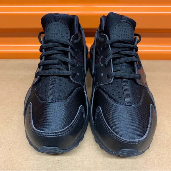 Nike Air Huarache Run Triple Black Women’s Shoes - Picture 2 of 8